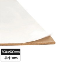 현진 [5장묶음] 접착 콜크시트 600x900mm 5T 갈색/게시판 메모판 DIY