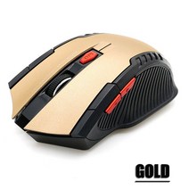 게이밍마우스 인체공학 새로운 2.4GHz 113 무선 마우스 게임 USB 수신기 1600 인치 당 점 게이머 컴퓨터 PC, 05 2.4ghz-gold, 한개옵션1