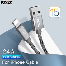 PZOZ USB 케이블 아이폰 충전기 고속 케이블 아이폰 13 미니 12 11 프로 맥스 X Xs Xr 7 8 플러스 SE 아이패드 에어 10.2 미니 4 5 6|usb ca, 1개, gold, CHINA