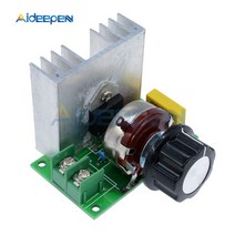 전문 전압 조정기 4000W AC 220V 고전력 SCR 속도 컨트롤러 전자 거버너 온도 조절기, 03 Without Case