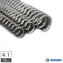 [RA㏓] 제본용 4대1 투명 코일링 1kg 10mm 용링 코일 제본 악세사리 소모품 액서 ▷_§Ea, 《본상품》
