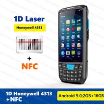 판매 안드로이드 핸드 터미널 PDA 하니웰 바코드 스캐너 1D 레이저 QR 휴대용 데이터 수집기 4G NFC, 06 1D 4313 NFC_03 EU