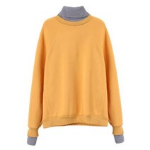 가바바 여성 맨투맨 목까지 감싸는 터특넥 긴팔 맨투맨 G41593