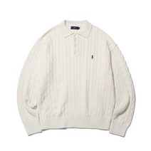 예일 PK 울 니트 UNIVERSITY KNIT IVORY