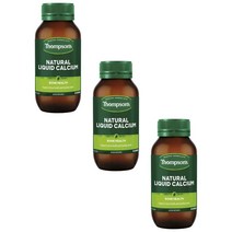 Thompsons 톰슨 내추럴 리퀴드 칼슘 Natural Liquid Calcium 60정, 3개