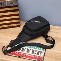 백_가방_메신저_남성_크로스_어깨_학생_패션_블랙 06FA
