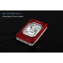 [해외] 배 로우 워터 냉각 라디에이터 cpu 블록 사용 amd ryzen threadripper x399 1950x rgb 오로라 라이트 온도 디스플레이 블록, red