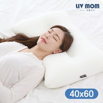 리브맘 쫀쫀푹신 메모리솜 맞춤 경추베개 40x60, 02.그레이, 상세 설명 참조