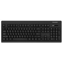 Anyzone KM-7000U 유선 키보드 블랙 (USB 키스킨포함), 선택하세요