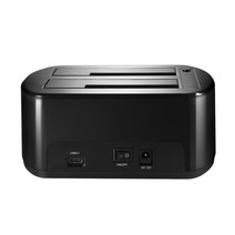 넥스트 NEXT-650TC USB3.1 C타입 하드복사기 외장하드 2Bay 도킹스테이션 외장 케이스-3.5인치, 선택없음