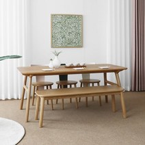 [오크] O3형 식탁/테이블 세트 화이트오크 1800, 단품