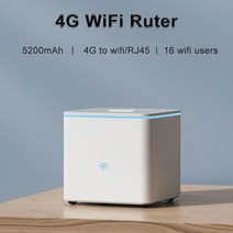 lte라우터 휴대용 와이파이 라우터 포켓파이 4g wifi sim 카드 핫스팟 4g cpe 안테나 32 사용자 rj45 wan lan 무선 모뎀 동글, 5200mah 4g cpe