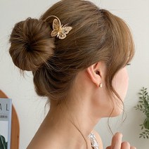 키메라제이 사이드 나비 올림머리 비녀 헤어핀 2color