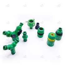 호스연결구 호스커넥터 수도꼭지 퀵커넥터 퀵커플러 물호스 니플 세차용 정원용 원예용 Y자밸브 1P, 단품