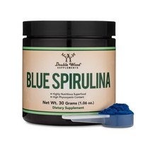 Double Wood Blue Spirulina 스피루리나 Powder 30g, 1개, 제품표지 및 설명참조