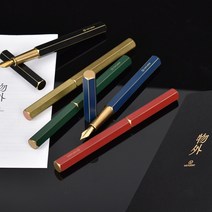 와이스튜디오 수제 황동 클래식 리볼브 만년필, 각인있음, 리볼브 수제 황동 레드 만년필, M촉