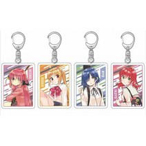봇치 더 락 일본 굿즈 키링 4개 세트 열쇠 고리 키홀더 봇치 더 록 히토 키쿠리 니지카 료, 개