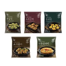 사옹원 실속 제수세트(명절음식) 오미산적 동태전 깻잎전 고기완자 녹두빈대떡, 400g, 5팩
