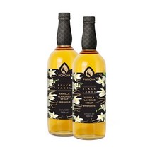 [천삼백케이] [메가커피] 포모나 블랙라벨 바닐라시럽 1000ml 2개세트, 2개