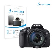 슈퍼클리어 캐논 DSLR EOS 700D 액정보호필름 2종, 고선명 올레포빅