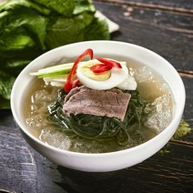 곰취냉면10인분세트 / 강원도산나물 / 국산사골과 배로 맛을낸 시원하고 담백한 육수, 비빔냉면(면10인분 + 육수3인분 + 양념장)