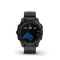 가민 피닉스 7 Sapphire Solar 스마트워치 GPS, Carbon Gray with Titanium