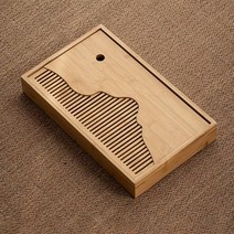 열산 방형 대나무 차판 중, 단품