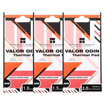 써멀라이트 VALOR ODIN 써멀패드 서멀패드 방열패드 / 95x50mm 15Wmk, 1.0mm
