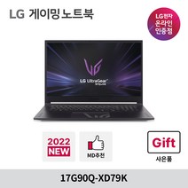 LG전자 울트라기어 게이밍노트북 17G90Q-XD79K, WIN11 Home, 블랙, 1024GB, 코어i7, 32GB