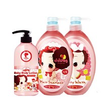뚱 베이비 3종세트 샴푸750ml+워시750ml+로션500ml