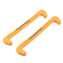 아이스하키 장비 용품 아이스 스케이트 블레이드 커버 가드 하키 조절 가능한 신발 보호, 03 yellow