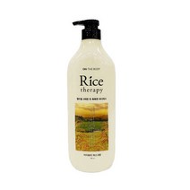 [트윈스몰] 온더바디 라이스 테라피 쌀뜨물 샤워한듯 촉촉한 바디워시 750ml (아이보리 머스크향), 1개