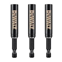 삼각드라이버 코너드라이버 코너드릴 DEWALT-마그네틱 임팩트 드라이버 비트 세트 PH2 피보팅 홀더 확장 1, 04 76mm Holder 3Pcs