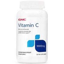 GNC 비타민 C 1000 식물성 캡슐 (180캡슐), 단품, 단품