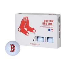 MLB 골프 NEW 보스턴레드삭스 2피스 화이트 12구 골프공, 상세설명 참조