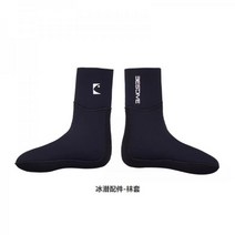 106852 잠수양말 클로로프렌 고무 남녀 자유 잠수 덧신 보온잠수복 다이비슈트, L (40/41)