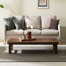 [지베스] 솔솔 원목 좌탁 접이식테이블 1100, 브라운