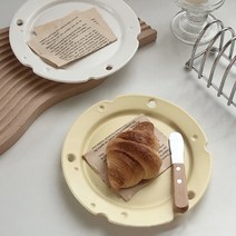 빈티지 치즈 디저트 접시 [홈카페], 화이트