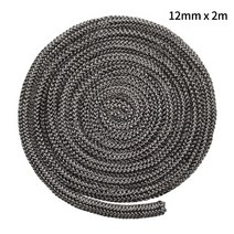 목재 난로 문 개스킷 로프 인감 부드러운 나무 굽기 난로 문 12mm x 2m 8mm x 300cm 탄성 유리 섬유 좋은 씰링 성능