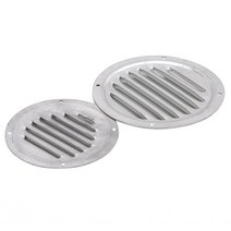 닥트자재 스테인레스 스틸 외부 벽 에어 벤트 원형 덕트 환기 125mm, Option1_5 inch, 2.as picture - 5 inch