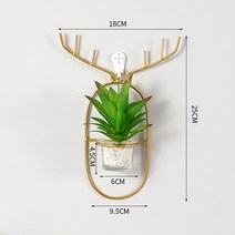벽걸이 선반 다육 화분 받침대 인테리어 장식선반, 옵션 A
