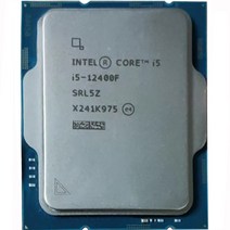 인텔 I5 12400F 데스크탑 게임용 CPU OEM 칩 10 세대 프로세서 6 코어 12 스레드 소켓 LGA1200