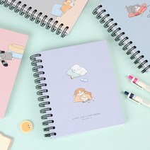 [쓰임&끌림] 이리눕개 사각스프링노트, 상세페이지 참조