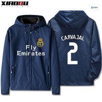 레알마드리드 바람막이 자켓 점퍼 통기성 재킷 바이크 방풍 남자 긴팔, 네이비6