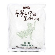 더캣츠 두부니? 모래야! 7L (녹차) X4개묶음 고양이, 단품