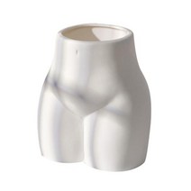 프리츠한센 이케바나 도자기 화병 항아리 북유럽 스타일 모던 세라믹 인간의 얼굴 표정 꽃 식물 냄비 꽃병 화분 홈 오피스 데스크탑 테이블 장식 선물, [02] 1