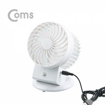 [IE556] Coms USB 선풍기 (2중모터/80mm) White, 단품, 향기나무 본상품선택