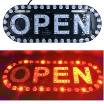 오픈 led 광고 간판 보드 디스플레이 숍 배너 open, 상세페이지 참조, OPEN LED BL11103