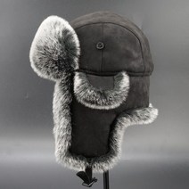VISON 새로운 Lei Feng 모자 남성용 대형 귀 보호 방한 모자 겨울 동북면 모자 스키 모자
