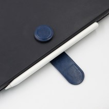애플펜슬홀더 아이패드 펜 분실방지 가죽 홀더, 네이비, 1개